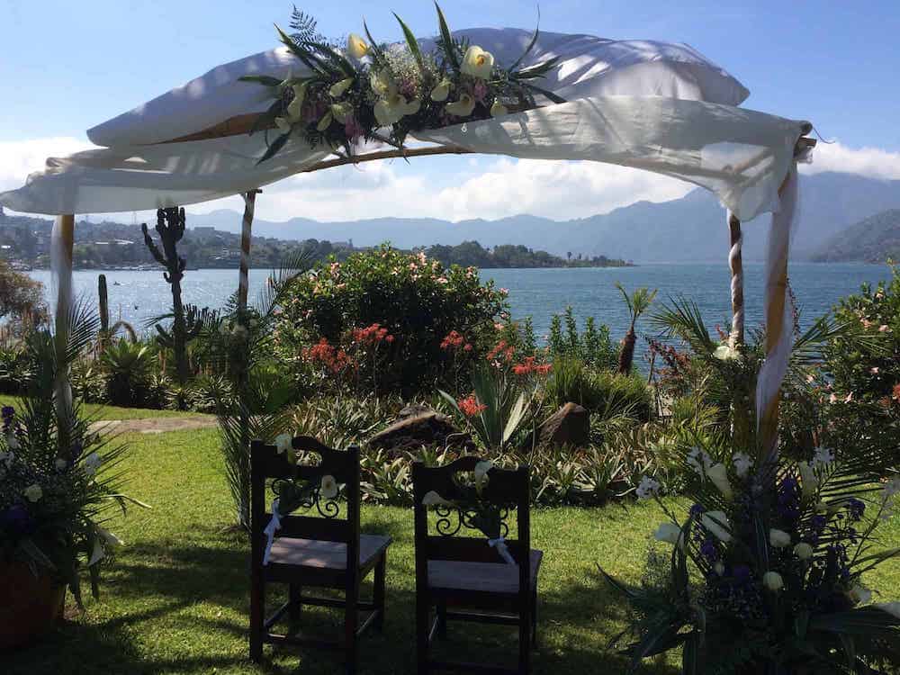 Wedding at the Hotel Bambú, Santiago Atitlán